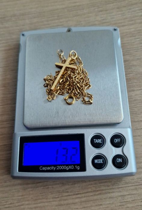 Fio em Ouro com Cruz 19.2K