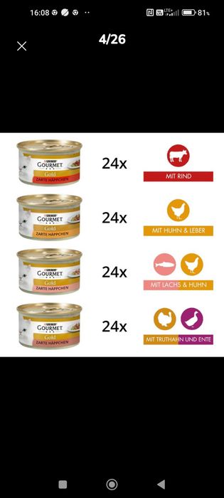 Gourment gold delikatny mus 85g.