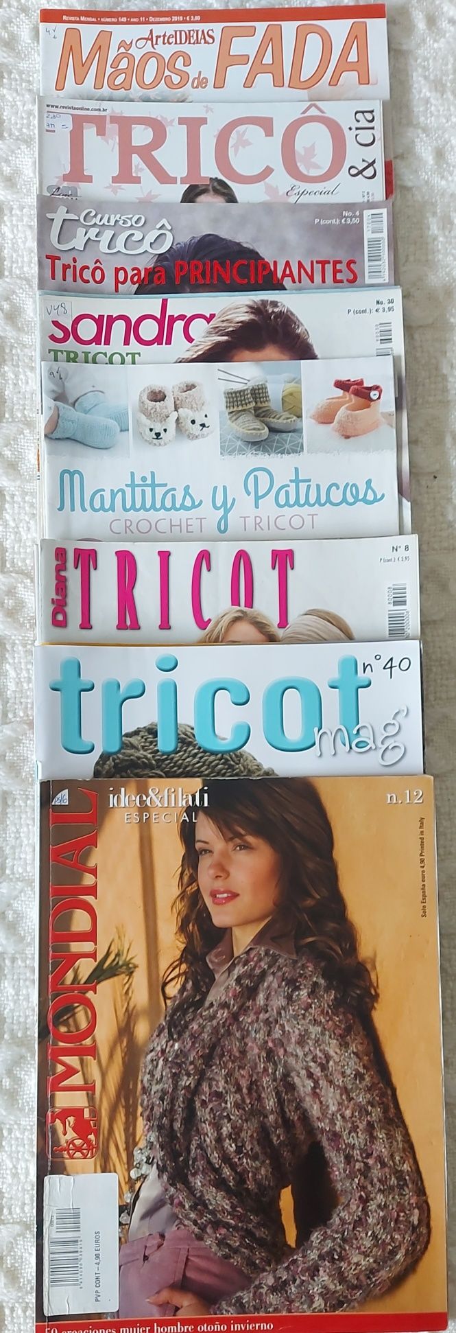 Revistas Tricot, Crochet e Bordados