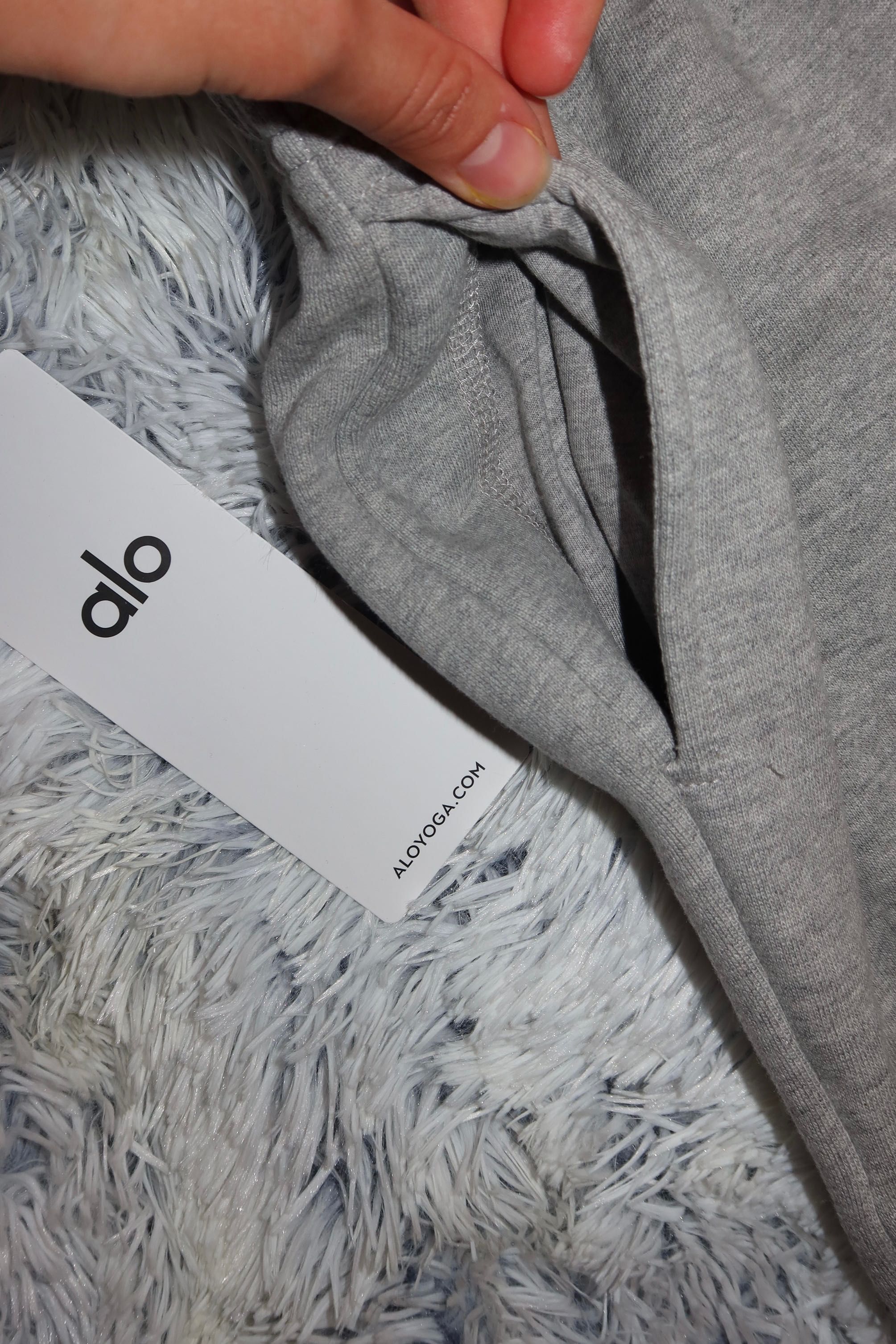 Accolade sweatpant alo yoga серые меланж спортивные широкие штаны L