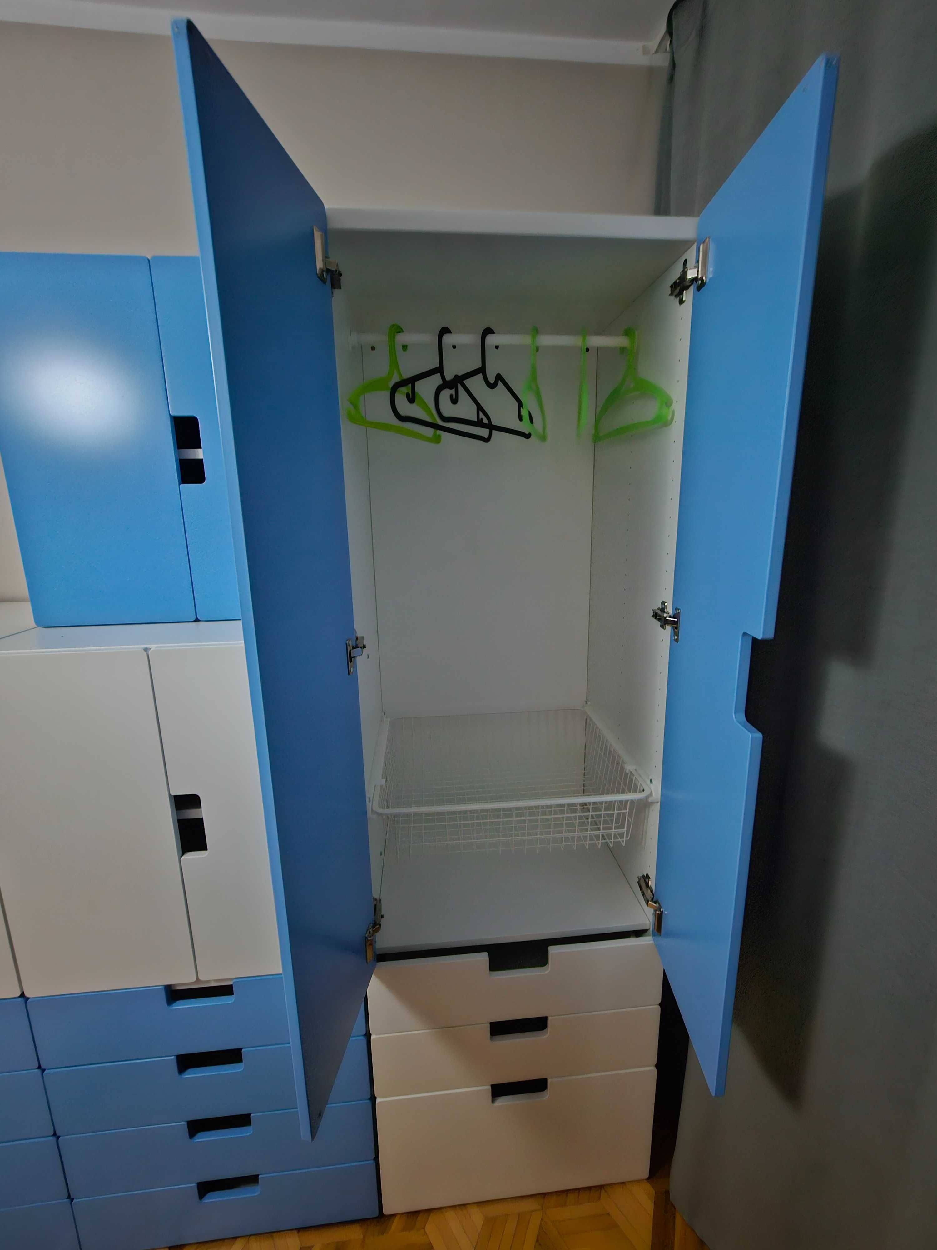 Szafa oraz szafki z półkami i szufladami, IKEA