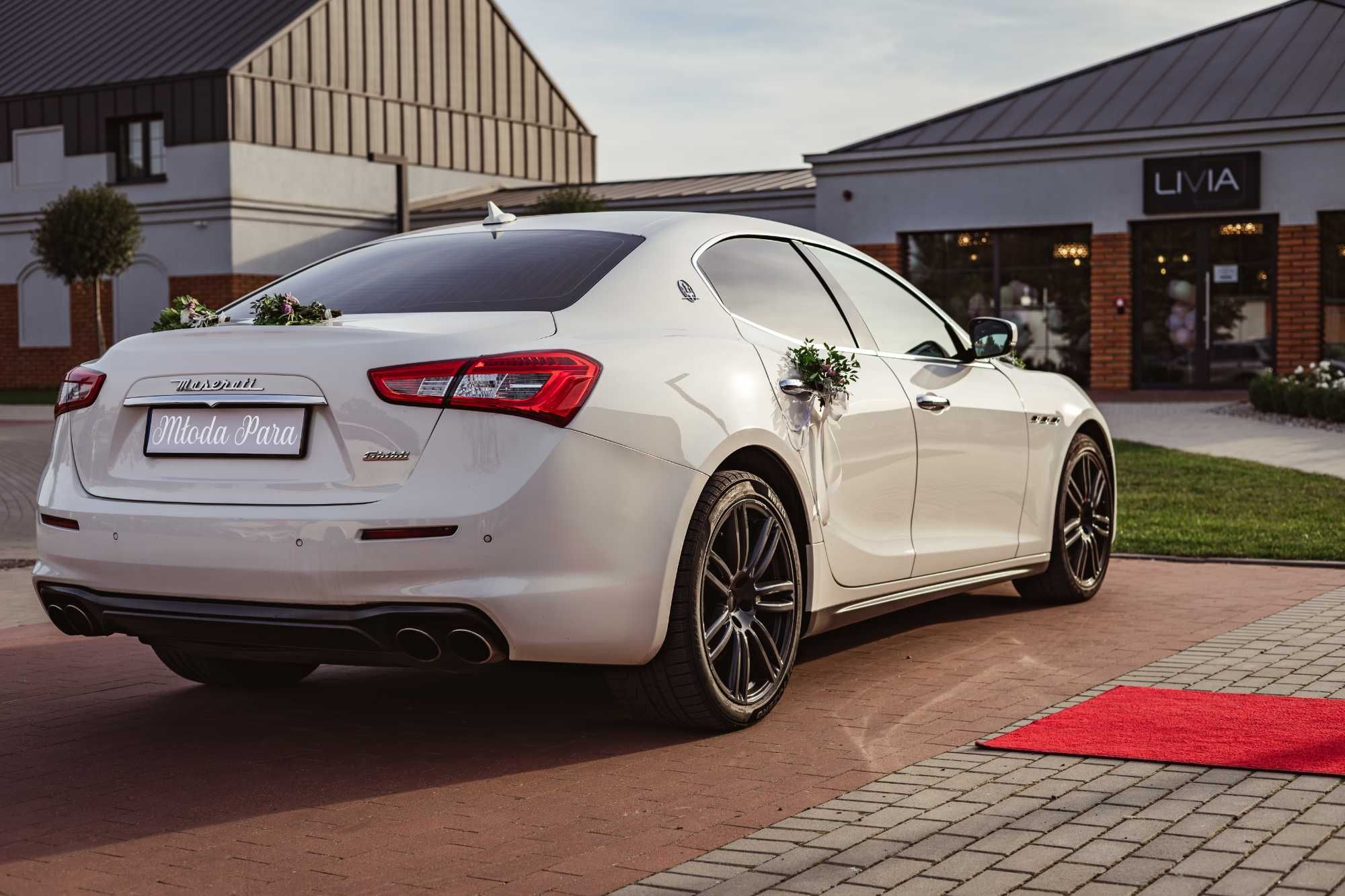 Auto do ślubu oraz na inne okazje - Maserati Ghibli