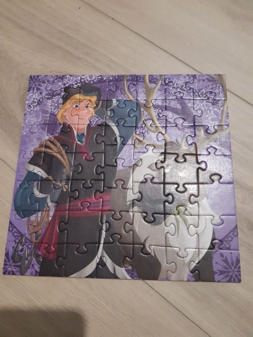 Puzzle Elza i Anna, Frozen, Kraina Lodu 7 zestawów