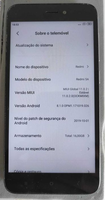 Smartphone Xiaomi Redmi 5A