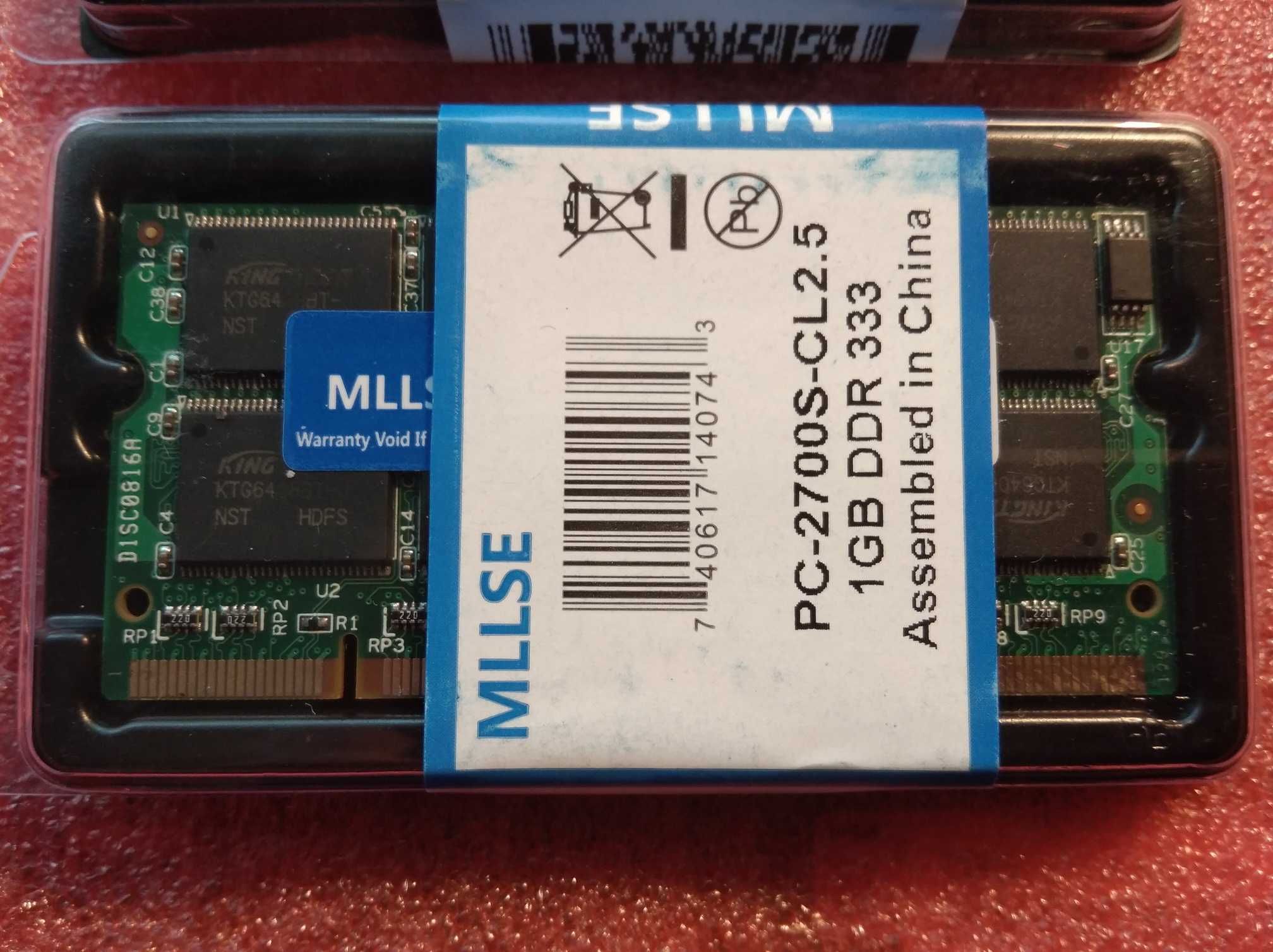 память 1GB DDR1 400 MHz SODIMM DDR400 PC3200 -499