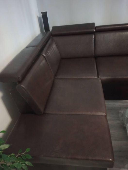 Narożnik skórzany, kanapa