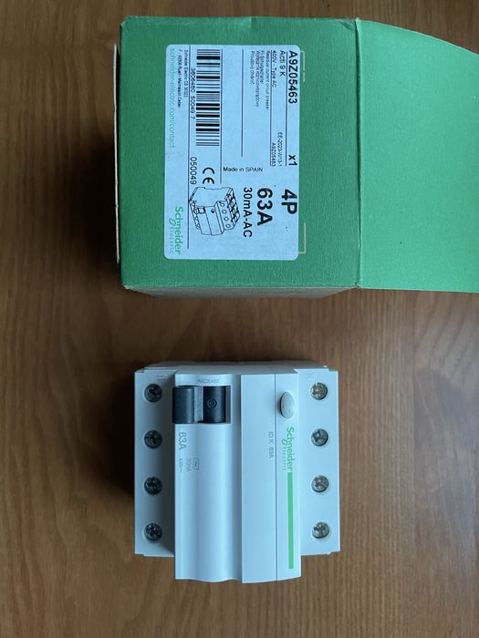 Schneider Różnicówka 63A Wyłącznik Różnicowoprądowy 63A A9Z05463