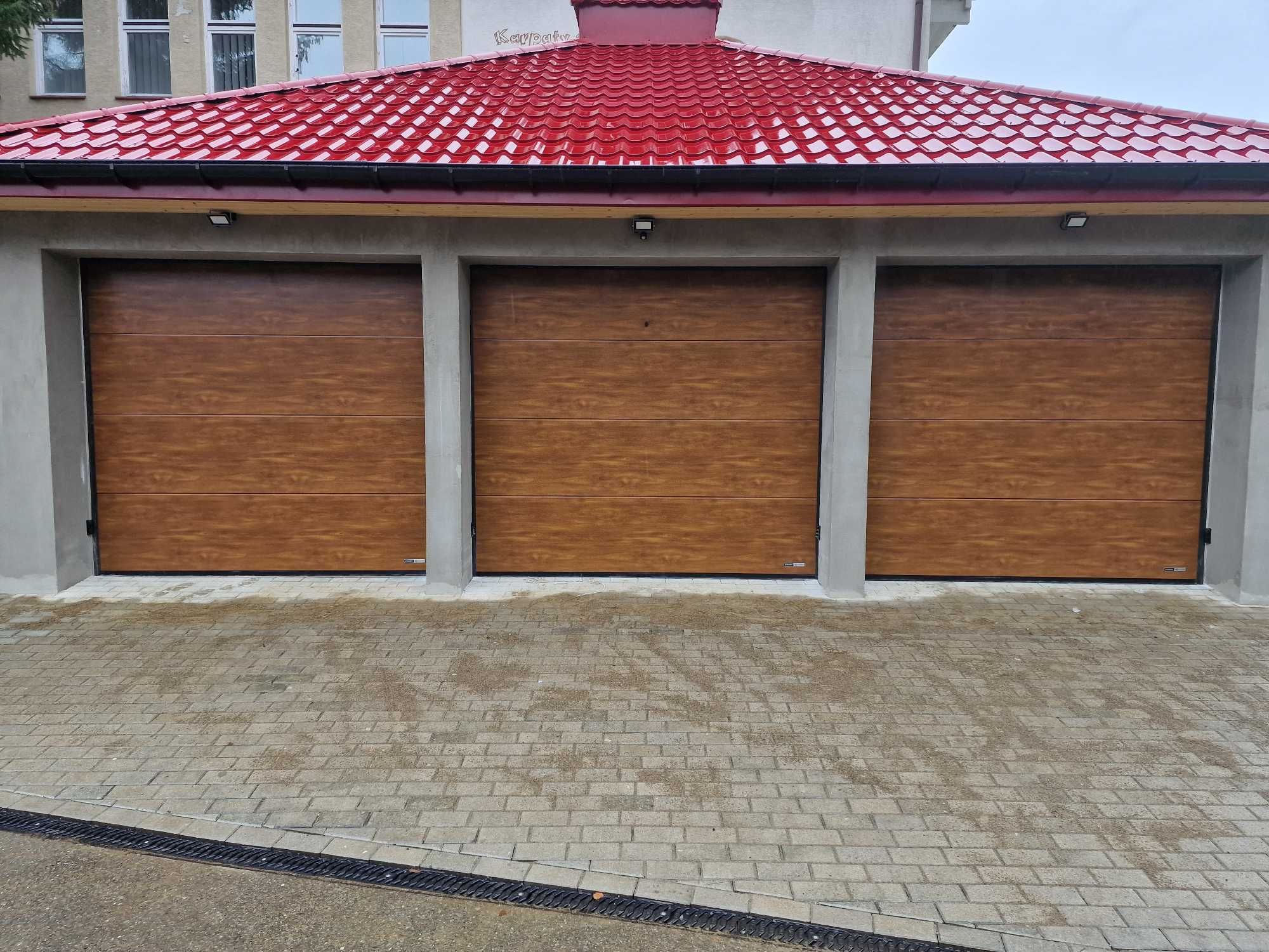 Brama garażowa złoty dąb 2500x2500
