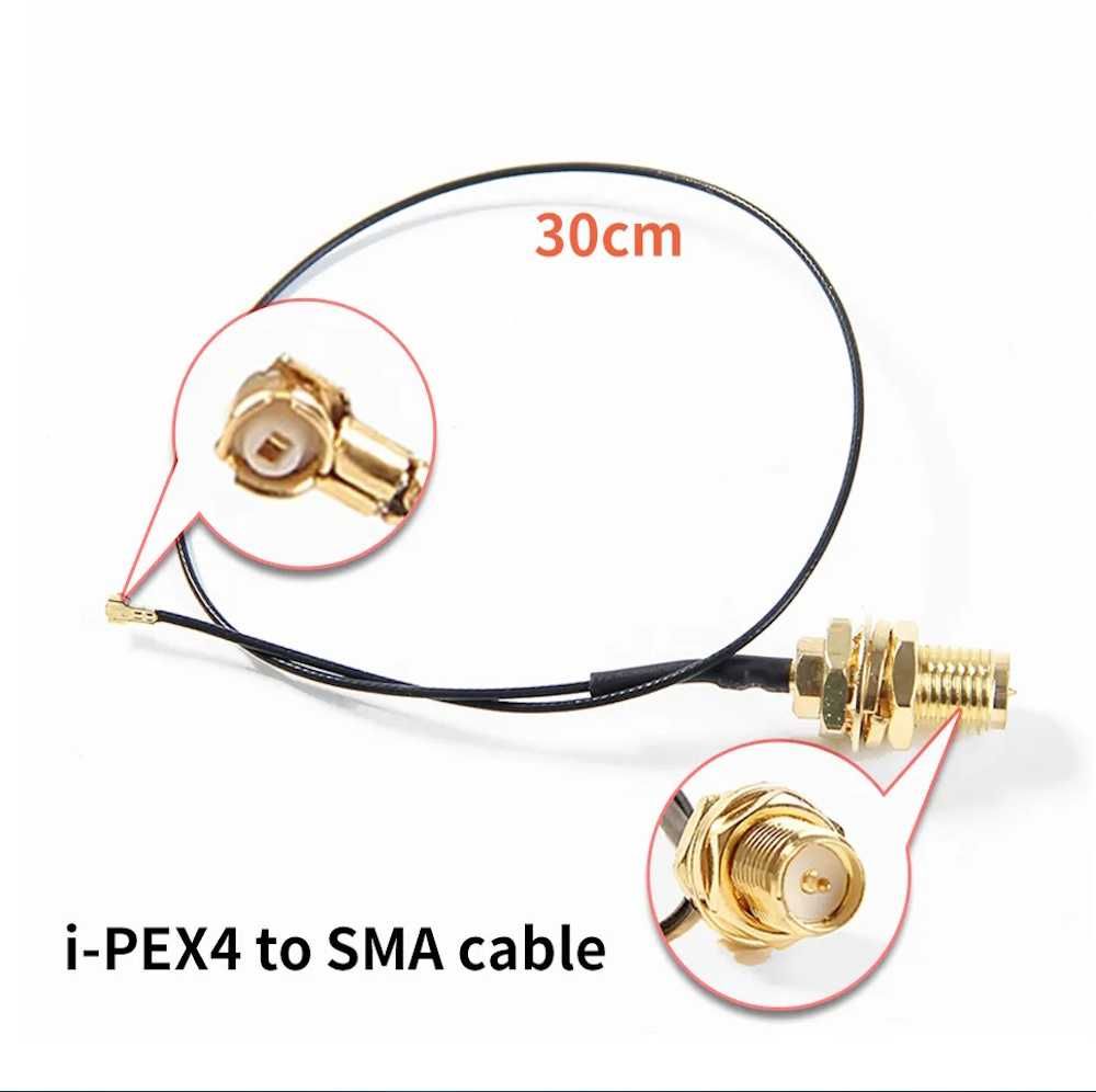 Антенна Wi-Fi 2шт 10Dbi 2.4G/5GHz Dual Band MHF4 Extension AX210/AX200