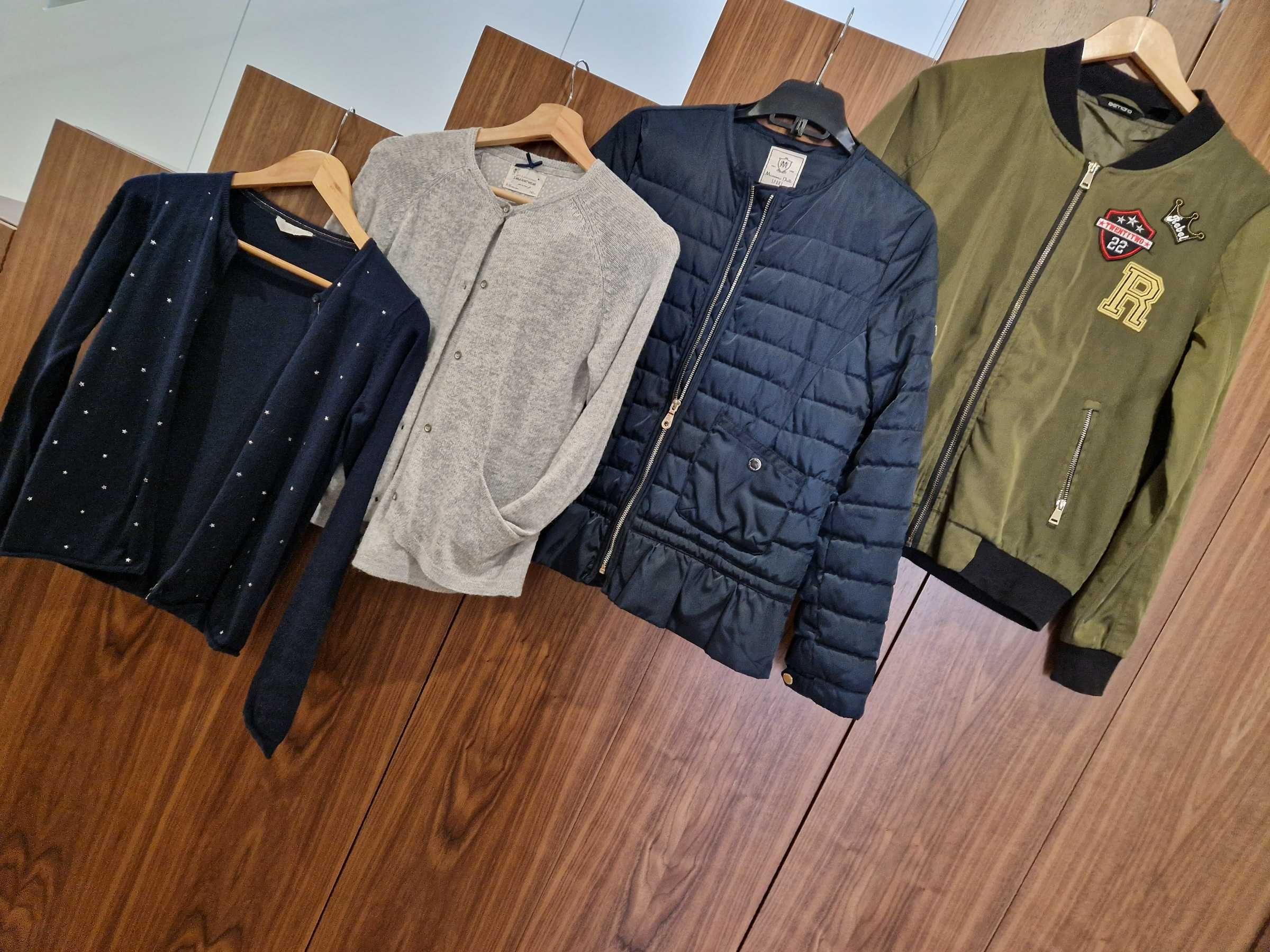 Casaco Massimo Dutti+casaco cinza e azul + casaco verde  (11-12 anos)