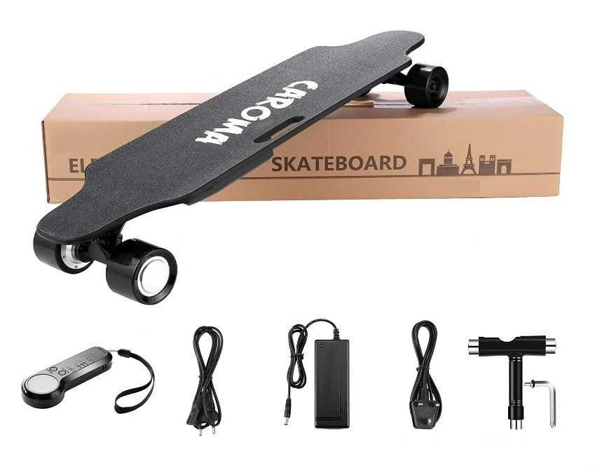 [NOVO] Skate Elétrico [90 cm] [Vel. Máx. 25 Km/h] [Alcance 12 a 18 KM]