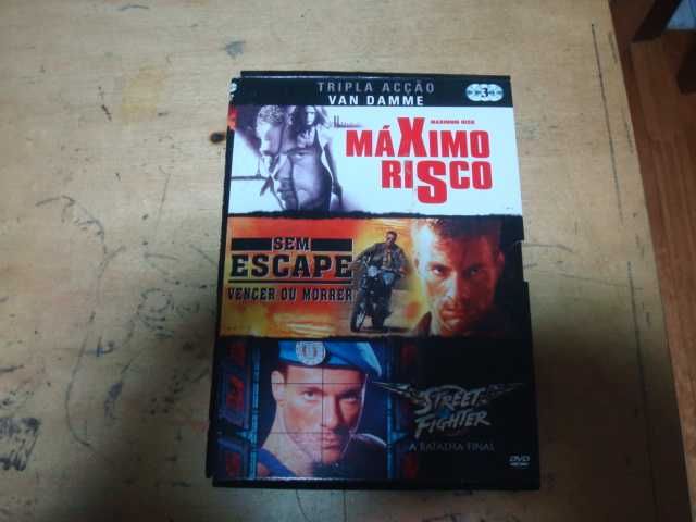 lote de 21 filmes van damme ,replica,cyborg