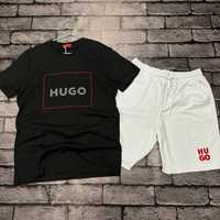 НОВЫЙ СЕЗОН 2024 мужской костюм Hugo Boss футболка+шорты s - xxl