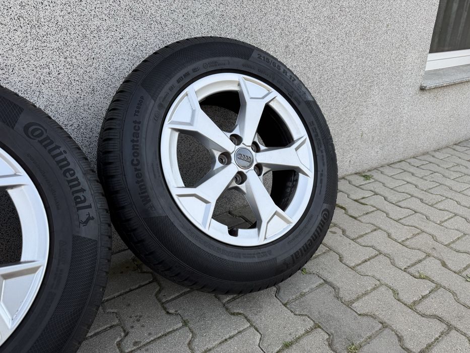 Koła zimowe AUDI Q3 215/65/17 2021r. Stan BDB!