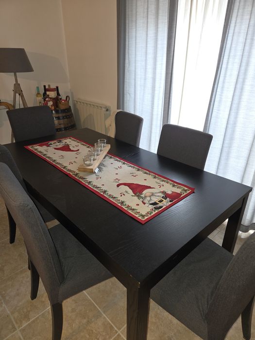 Mesa  Ikea Jantar + 6 Cadeiras