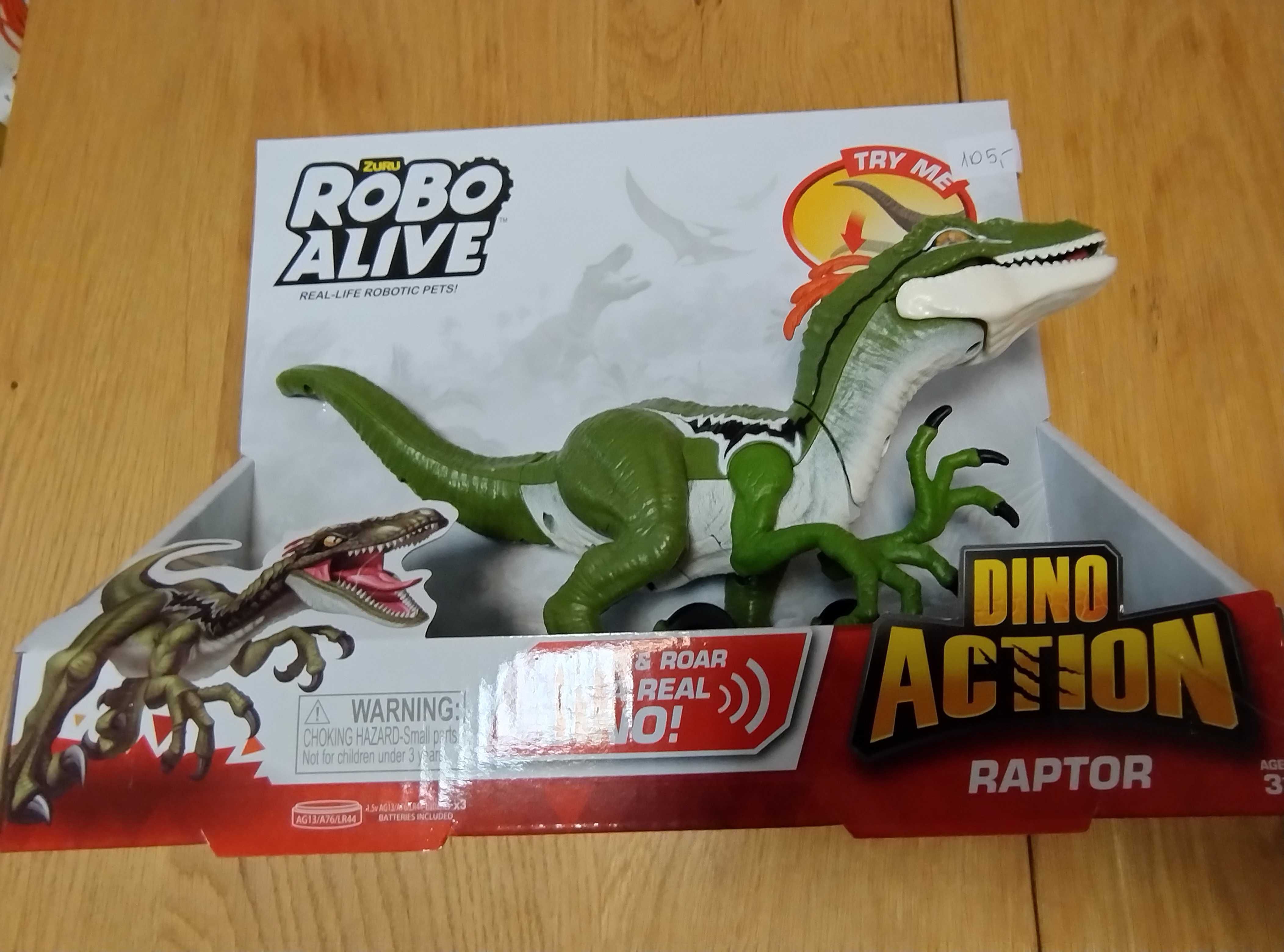 Figurka interaktywna Dino Action seria 1 Raptor