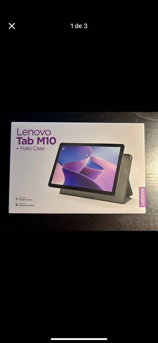Tablet Lenovo com capa