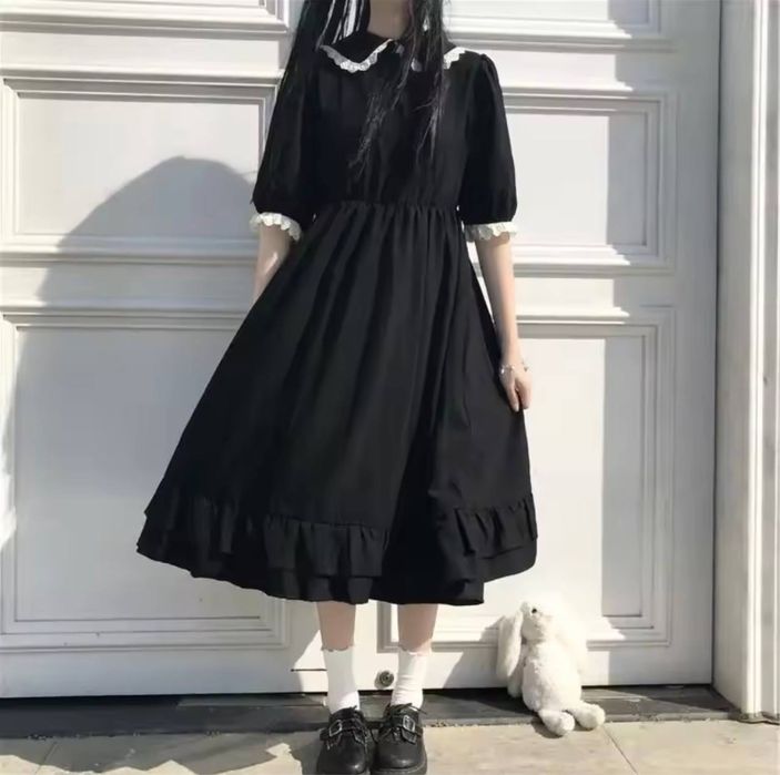 платье лолита харадзюку Zxc черное