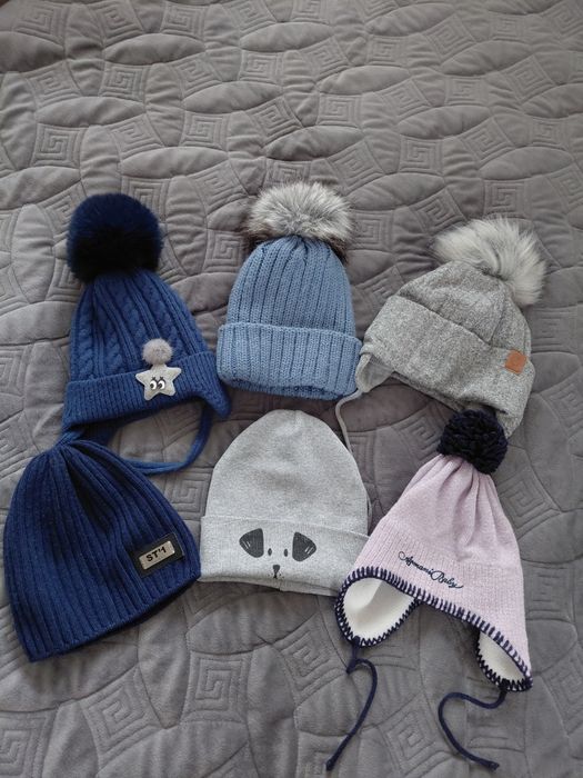 Класнючі утеплені шапки для хлопчика