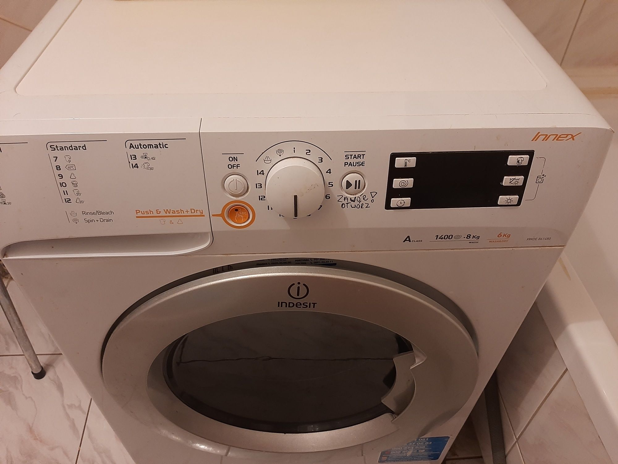 Pralka indesit innex 8Kg