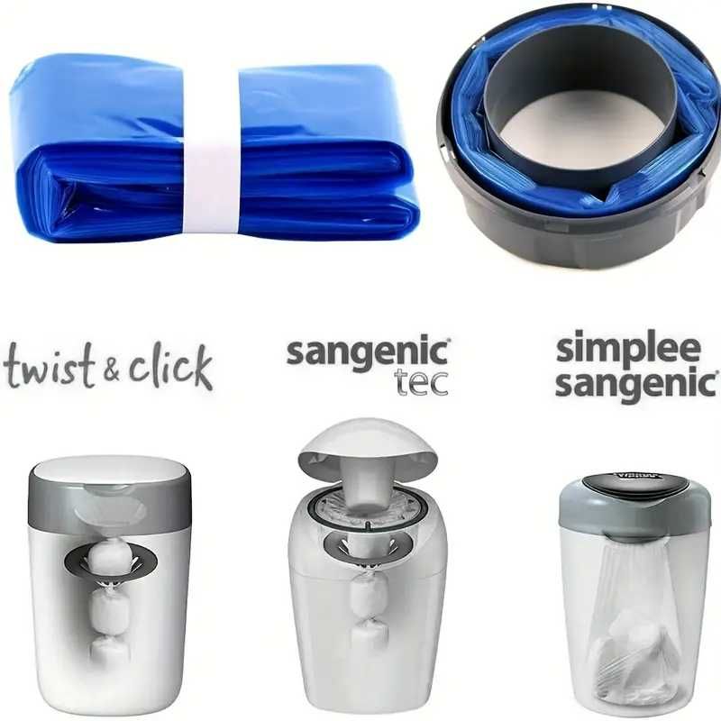 Worki do wkładów do pojemników na pieluchy Tommee Tippee i Angelcare