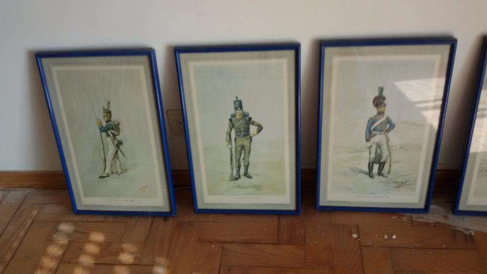 Quadros com gravuras antigas