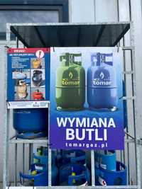 Wymiana butli gazowych propan-butan 11kg