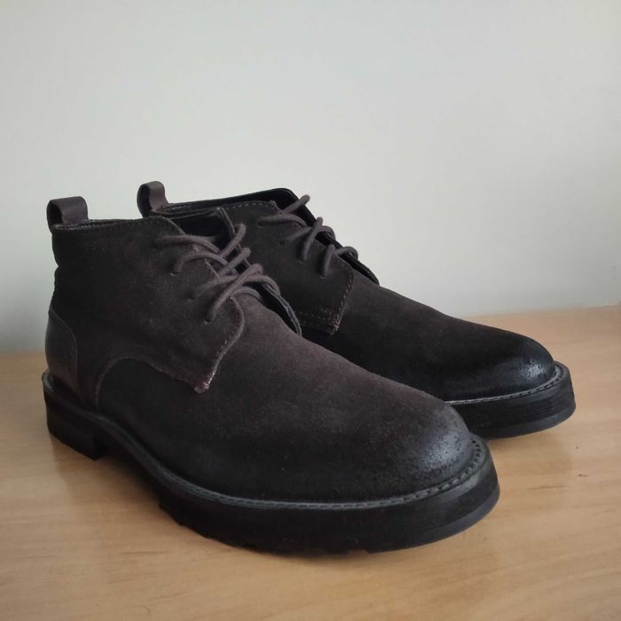 Buty męskie RESERVED skóra nubuk roz.eu-42