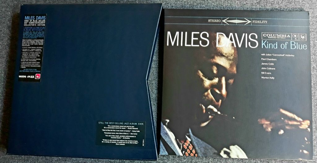 Kind of Blue Miles Davis 50th Annniversary Box Top Lp+2Cd+Dvd