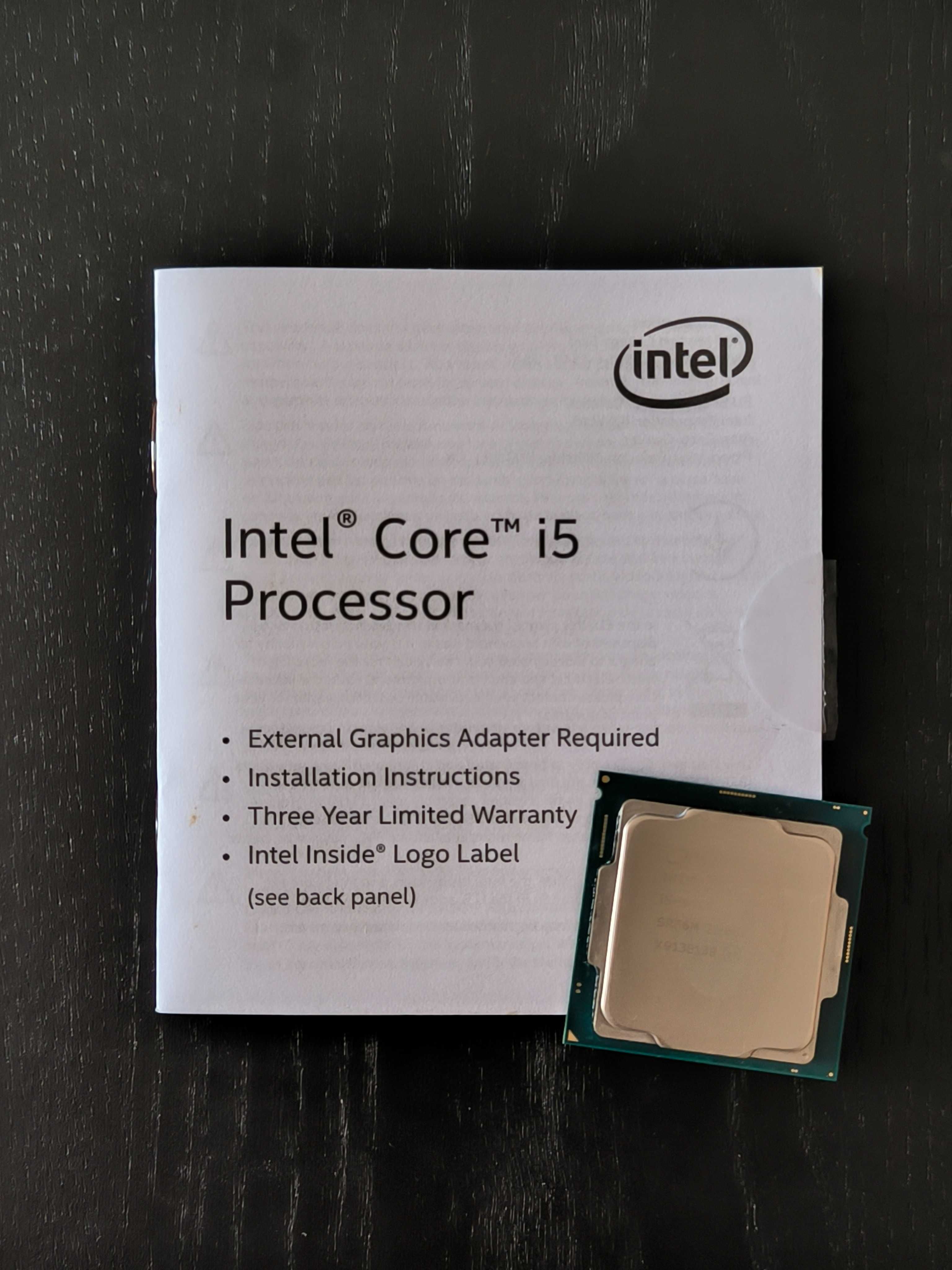 Intel Core i5 9400F cache de 9 M, até 4,10 GHz