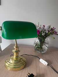 Lampa biurkowa gabinetowa 
"bankierka" zielona