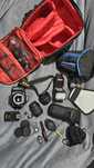 Kit fotografia completo camara nikon d3400 + 2 lentes 50mm e 18-55mm
