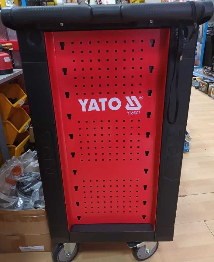 Шкаф стол тумбочка Yato YT-55307 с инструментом для СТО
