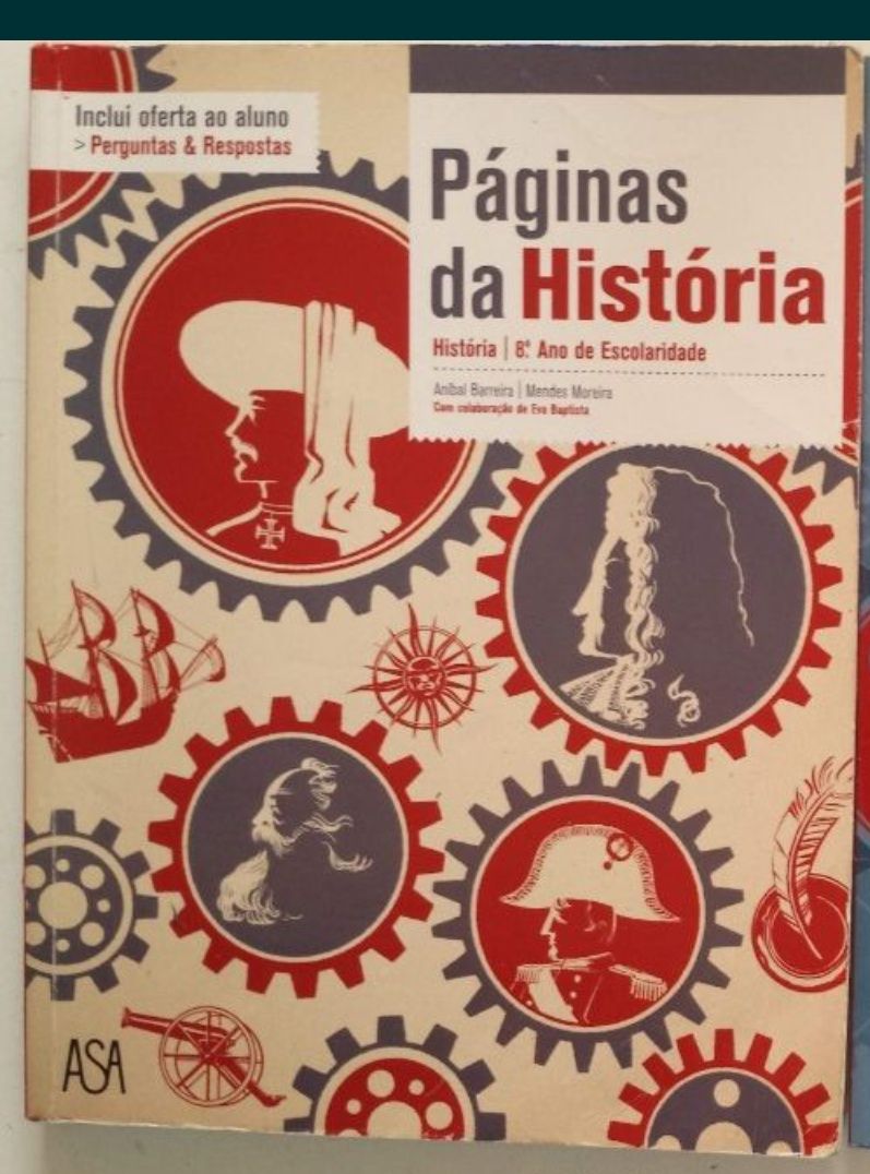 Páginas da História 8°\9° ano História - Manual/cad. atividades