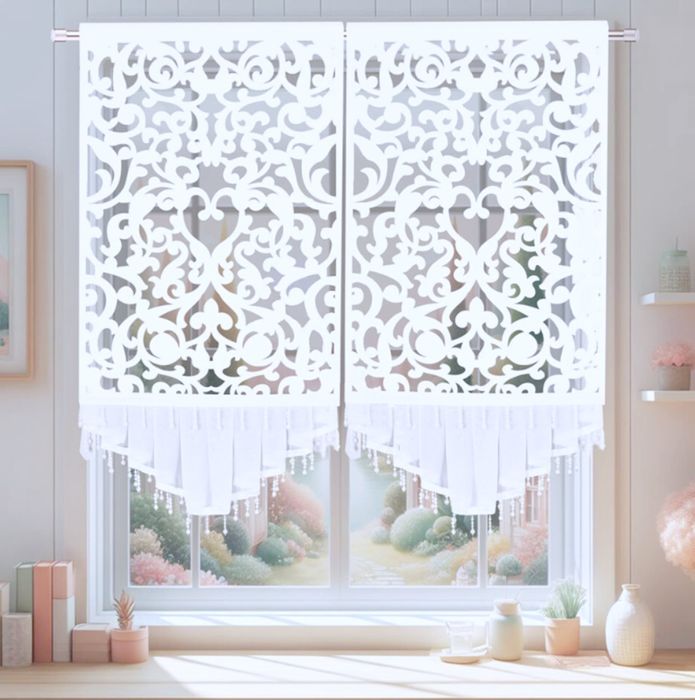 Panel ażur firany firanki gotowe do pokoju salonu kuchni