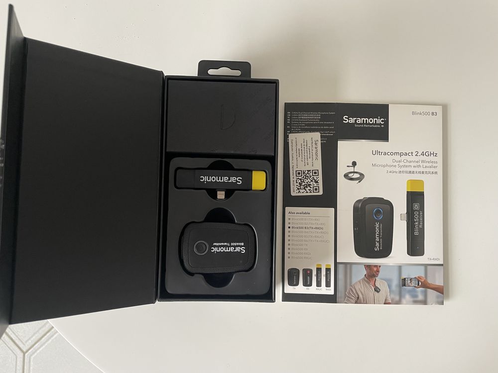 Bezprzewodowy mikrofon Saramonic Blink500 B3 (RXDI + TX)