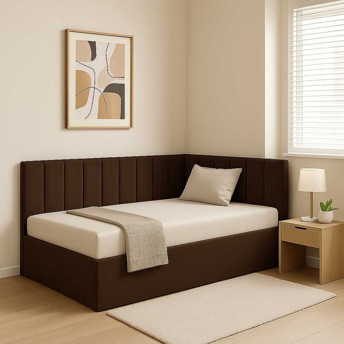 Łóżko dla dziecka dziewczynki chłopca z materacem 90x200 i pojemnikiem