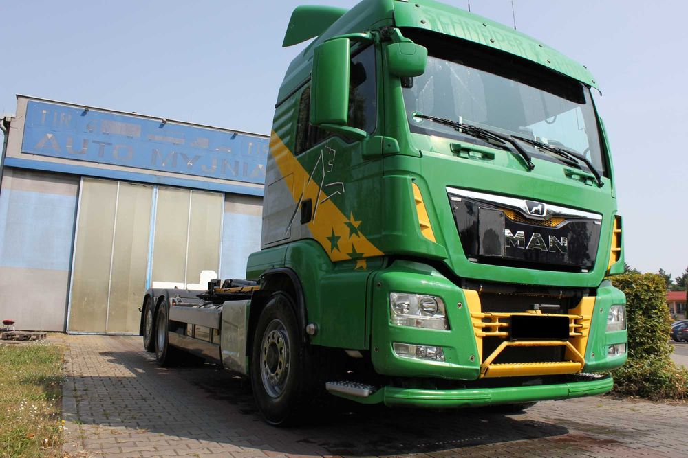 MAN TGS 26.480. Hydrodrive 6x4. Hakowiec. SUPER STAN!!!