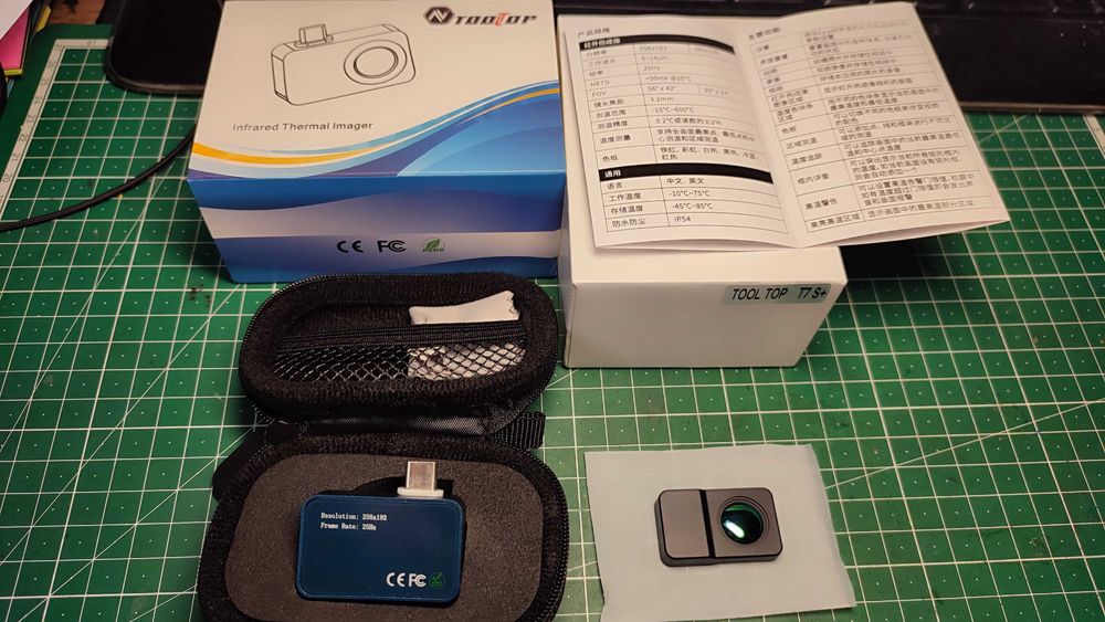 тепловізор TOOLTOP T7 (256x192) + Макролінза для ремонту електроніки
