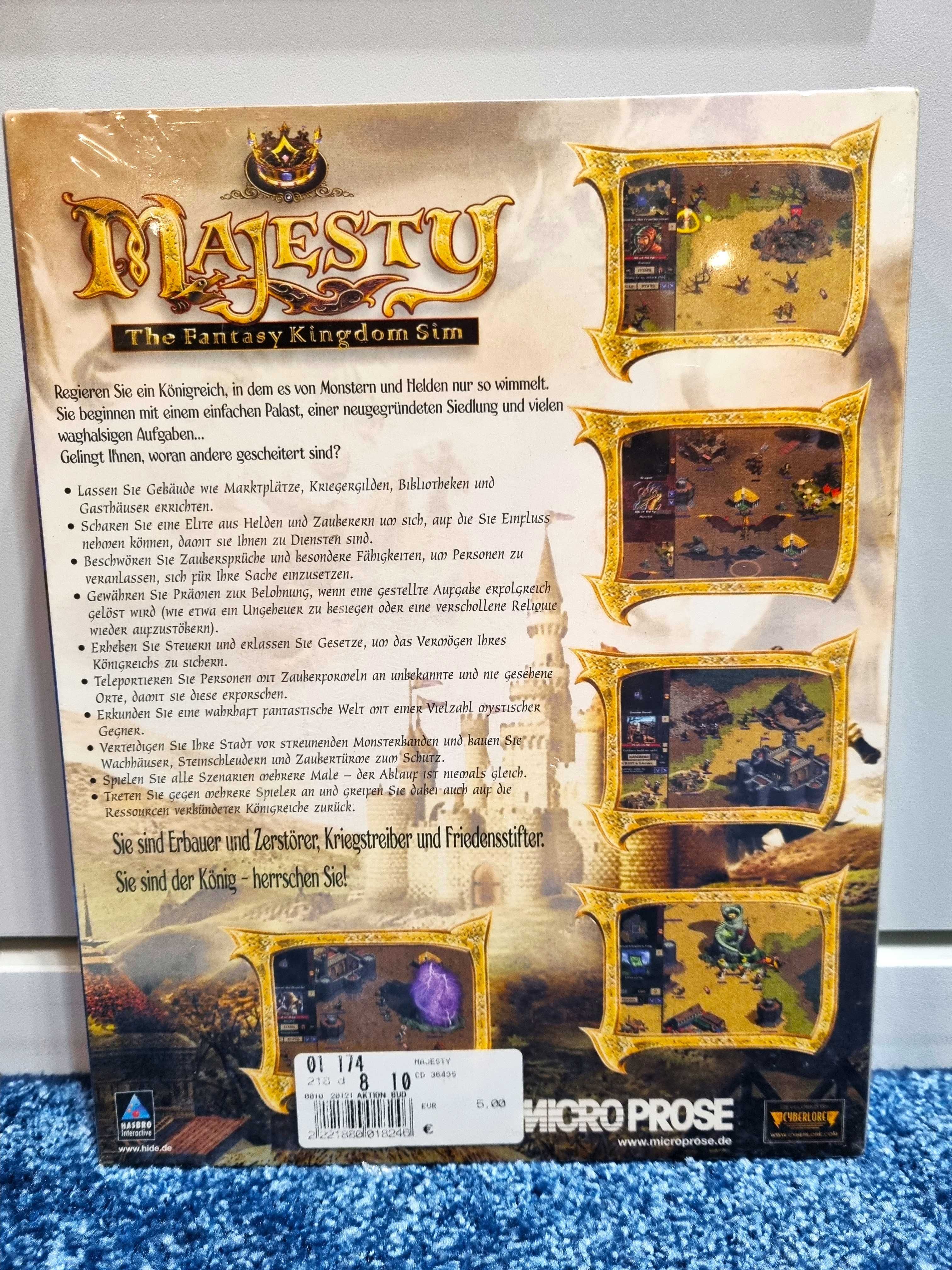 Majesty The Fantasy Kingdom Sim Big Box - EN PC Nowa w folii