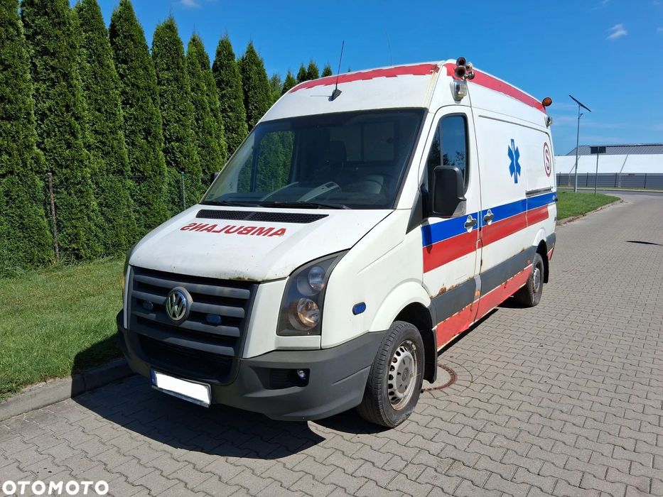 Volkswagen Crafter, 2.5 Tdi 163 KM,  2008 Rok, Karetka, Ambulans, 4 Osobowy, PL.Salon, 6 Biegów