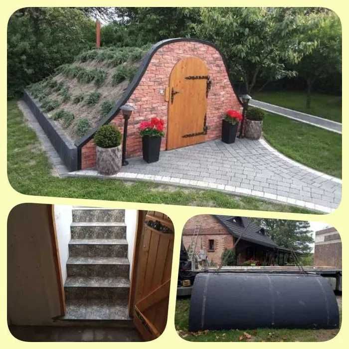 Piwniczka ogrodowa ziemianka piwnice betonowe Bytów Kościerzyna Czersk
