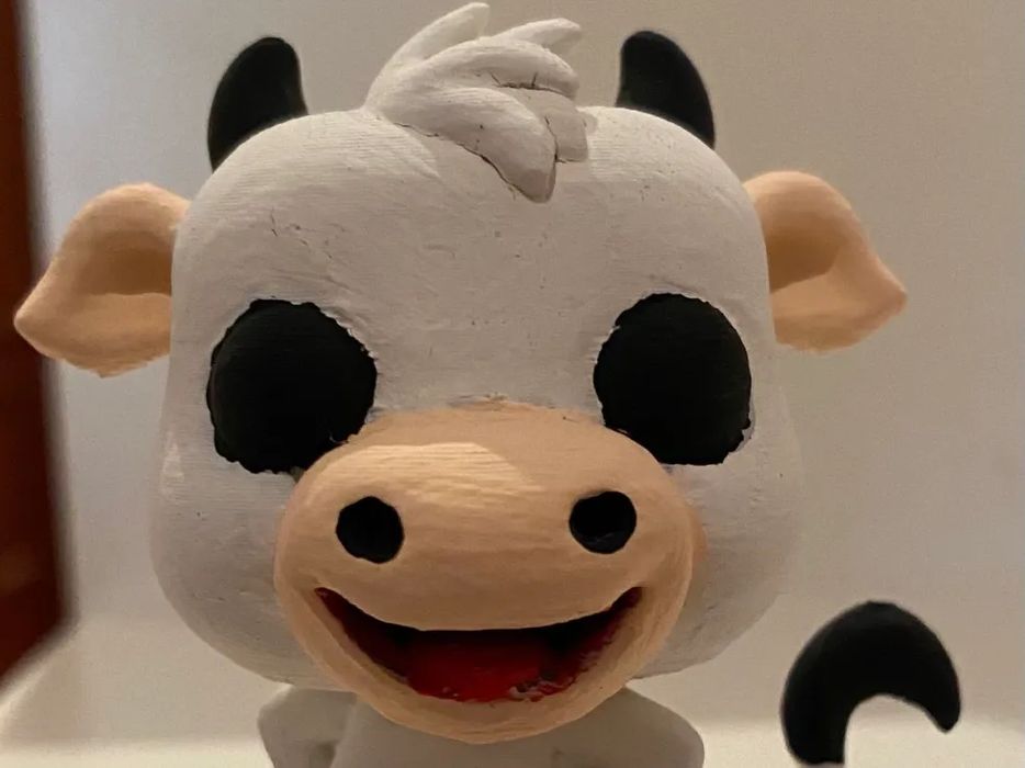 Miniatura Vaca Lola Desenho Animado