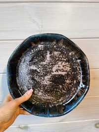 Тарелка керамическая ручной работы