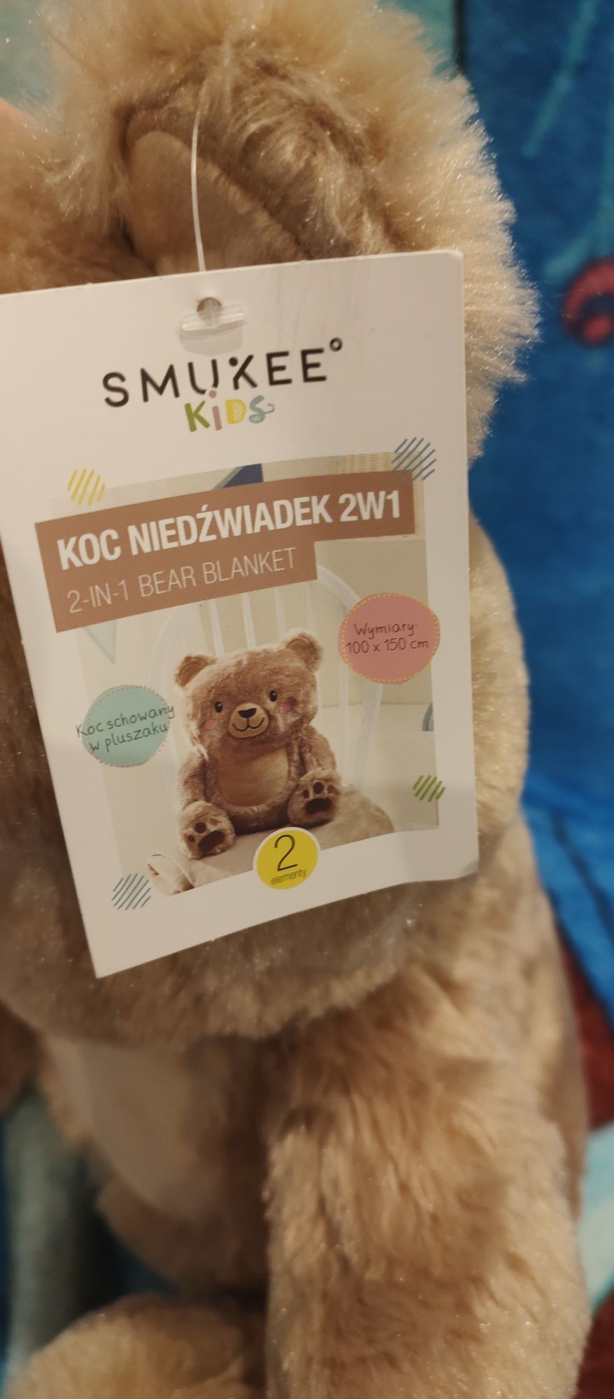 Koc niedźwiadek 2w1