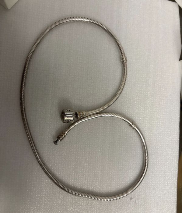 Pandora 40 cm naszyjnik srebro