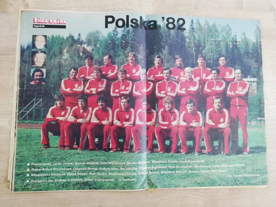 Piłka nożna 1982. Duży plakat reprezentacji Polski