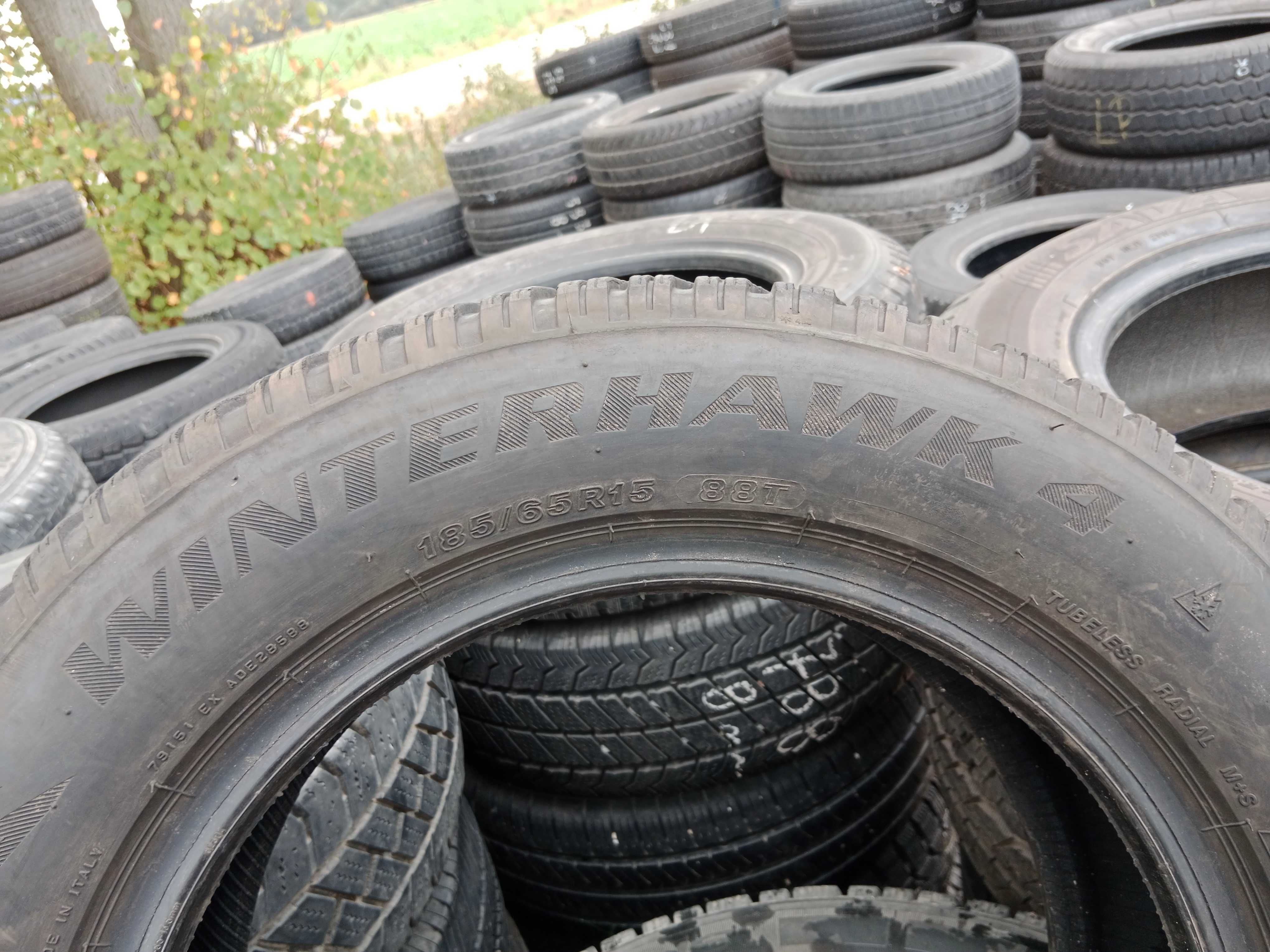 Opona używana 185/65R15 Firestone Winterhawk 4 1szt.