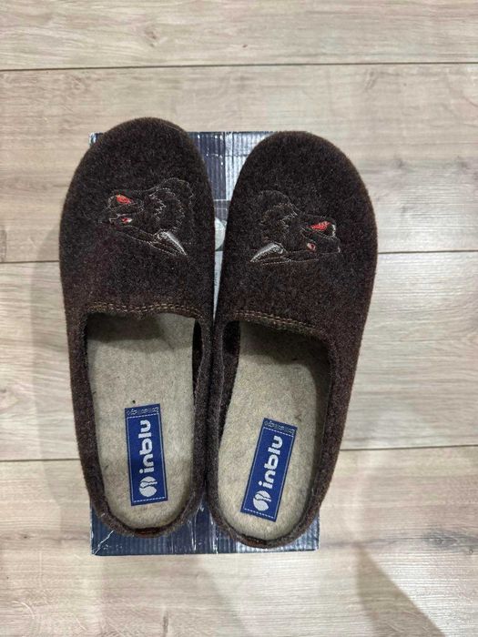 Нові капці InBlue з натурального войлоку, р 41-42