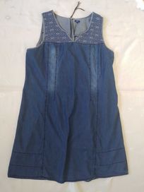 CECIL , sukienka jeansowa , XXL , bawełniana, niebieska